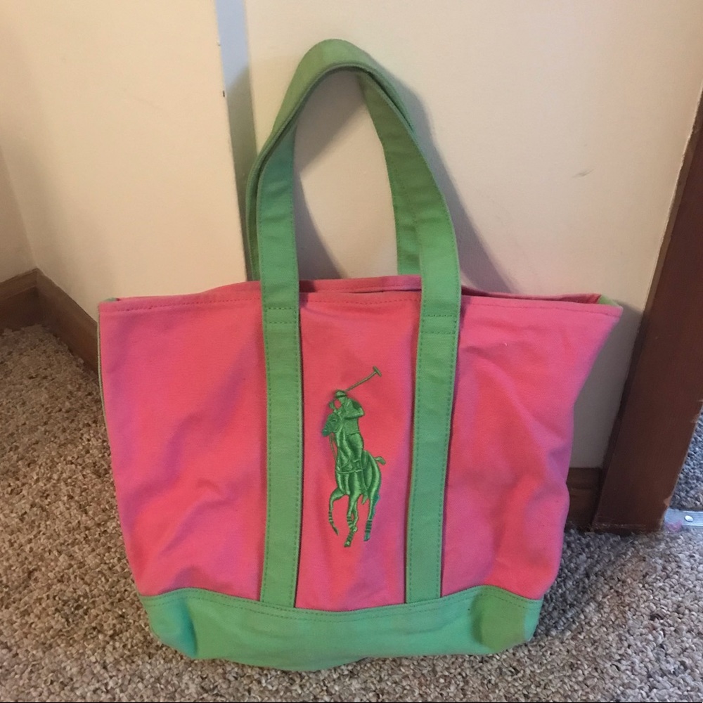 Ralph Small Lauren Canvas Tote